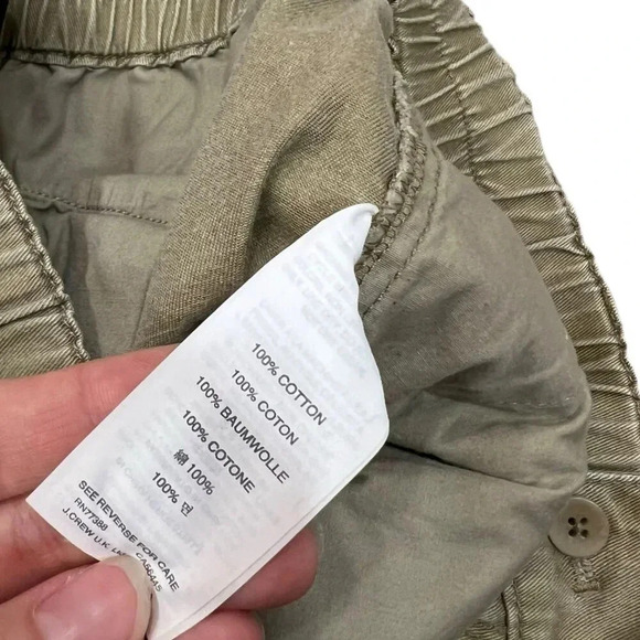 J. Crew Beige Gold Foil Tuxedo Stripe Shorts 2 - Picture 5 of 5